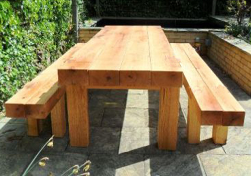 solid timber table